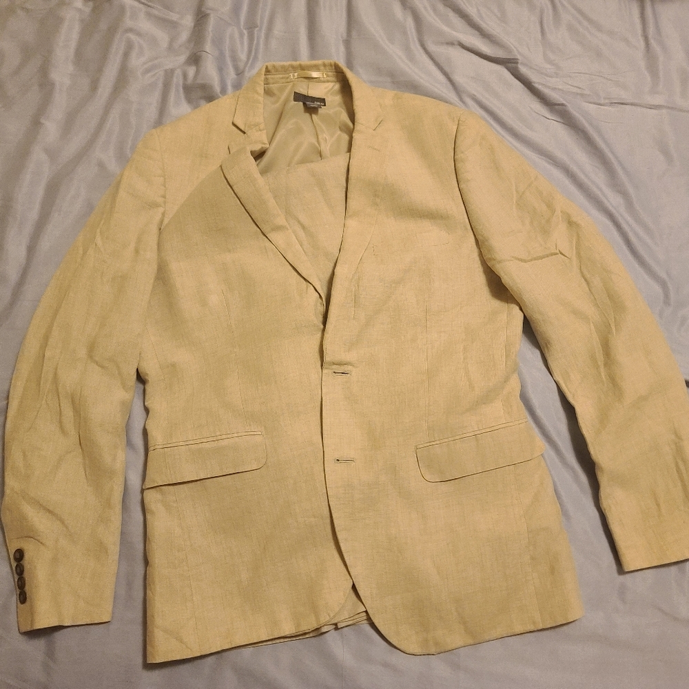 Tan H&M Lenin Suit